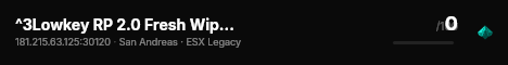^3Lowkey RP 2.0 Fresh Wipe • Big Updates • Active Staff live status badge