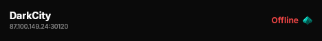 DarkCity live status badge