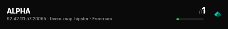 ALPHA live status badge