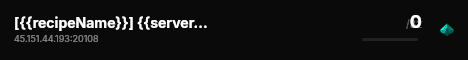 [{{recipeName}}] {{serverName}} live status badge