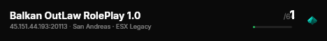 Balkan OutLaw RolePlay 1.0 live status badge