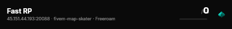 Fast RP live status badge