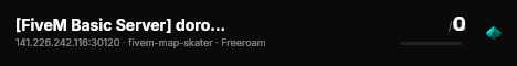 [FiveM Basic Server] doron_fr live status badge