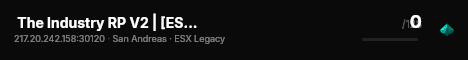  The Industry RP V2 | [ESX Legacy] live status badge