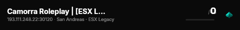 Camorra Roleplay | [ESX Legacy] live status badge