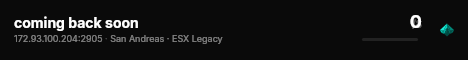 coming back soon live status badge