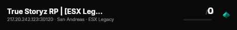 True Storyz RP | [ESX Legacy] live status badge