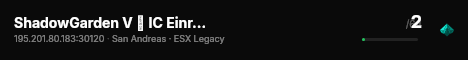 ShadowGarden V ⚜️ IC Einreise ⚜️ Deutsch ⚜️ Ingame Voice live status badge