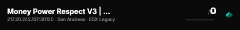 Money Power Respect V3 | ESX Legacy live status badge