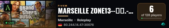 MARSEILLE ZONE13--☆☆.-FREE ACCES-.☆☆-- live status badge