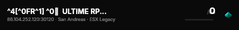 ^4[^0FR^1] ^0❮  ULTIME RP | DEV  ^0❯ ^9| live status badge