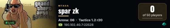 spar zk live status badge