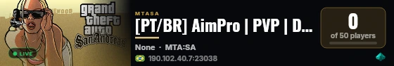 [PT/BR] AimPro | PVP | Desce Quebra | Treino | Competitivo | Tactics | Single live status badge