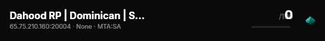 Dahood RP | Dominican | Semi-Rol | Oficial | Galaticos live status badge