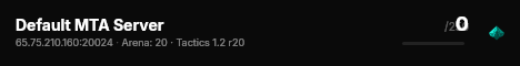 Default MTA Server live status badge