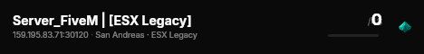 Server_FiveM | [ESX Legacy] live status badge