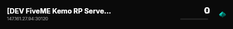 [DEV FiveME Kemo RP Server] [KemoBuddy] live status badge