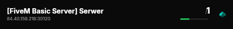 [FiveM Basic Server] Serwer live status badge