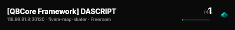 [QBCore Framework] DASCRIPT live status badge