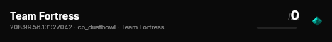 Team Fortress live status badge