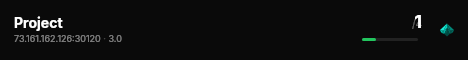 Project live status badge