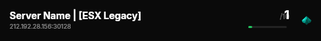 Server Name | [ESX Legacy] live status badge