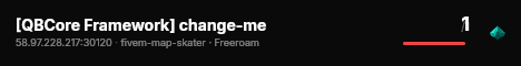 [QBCore Framework] change-me live status badge