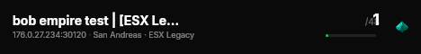 bob empire test | [ESX Legacy] live status badge