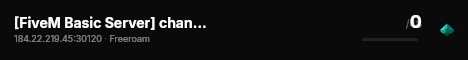 [FiveM Basic Server] change-me live status badge