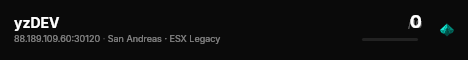 yzDEV live status badge