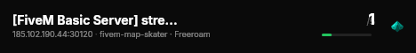 [FiveM Basic Server] street | live status badge