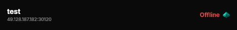 test live status badge
