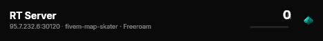 RT Server live status badge