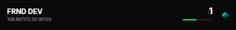 FRND DEV live status badge