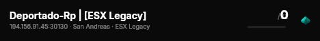 Deportado-Rp | [ESX Legacy] live status badge