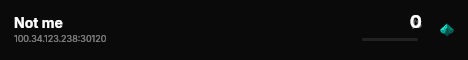 Not me live status badge