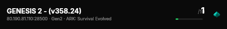GENESIS 2 - (v358.24) live status badge