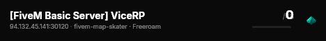 [FiveM Basic Server] ViceRP live status badge