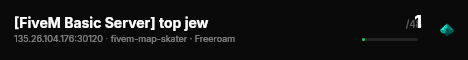 [FiveM Basic Server] top jew live status badge