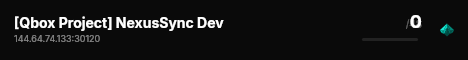 [Qbox Project] NexusSync Dev live status badge