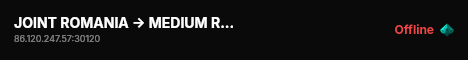 JOINT ROMANIA -> MEDIUM ROLEPLAY -> SEE YOU SOON live status badge