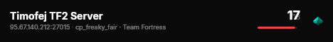 Timofej TF2 Server live status badge
