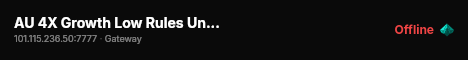 AU 4X Growth Low Rules Unchained Lands AI live status badge