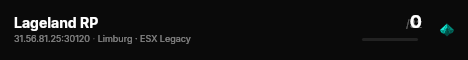 Lageland RP live status badge