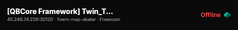[QBCore Framework] Twin_Turbo_Customs live status badge