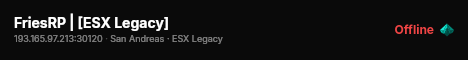 FriesRP | [ESX Legacy] live status badge