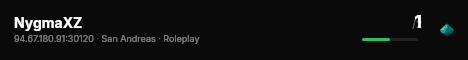 NygmaXZ live status badge