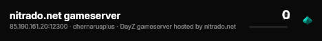 nitrado.net gameserver live status badge