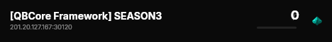 [QBCore Framework] SEASON3 live status badge