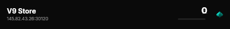 V9 Store live status badge